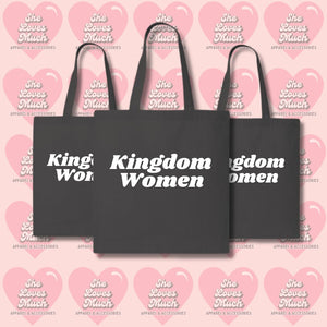 Kingdom Women Blk. Canvas Bag