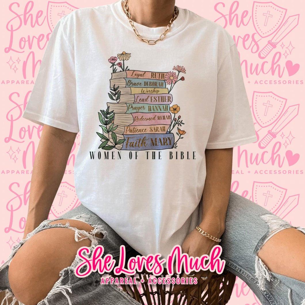 Women Of The Bible Books T-Shirt