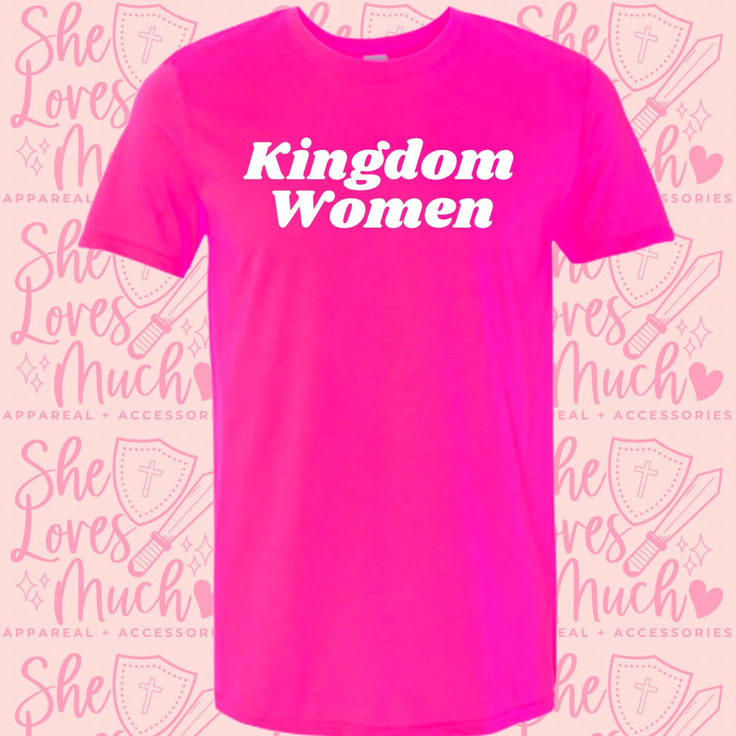 Kingdom Women Pink T-Shirt