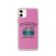 Load image into Gallery viewer, &quot;Don&#39;t Turn Down My Jesus Jams&quot; iPhone Cases