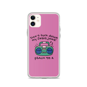 "Don't Turn Down My Jesus Jams" iPhone Cases