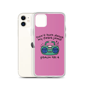 "Don't Turn Down My Jesus Jams" iPhone Cases