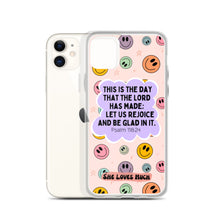 Load image into Gallery viewer, “Rejoice N’ Be Glad” iPhone case