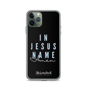 “In Jesus Name” iPhone Cases