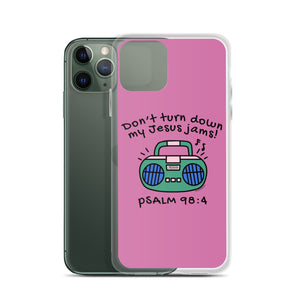 "Don't Turn Down My Jesus Jams" iPhone Cases