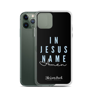 “In Jesus Name” iPhone Cases