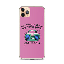 Load image into Gallery viewer, &quot;Don&#39;t Turn Down My Jesus Jams&quot; iPhone Cases