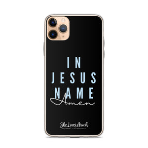 “In Jesus Name” iPhone Cases