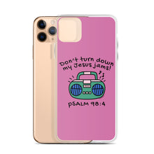 Load image into Gallery viewer, &quot;Don&#39;t Turn Down My Jesus Jams&quot; iPhone Cases