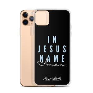 “In Jesus Name” iPhone Cases