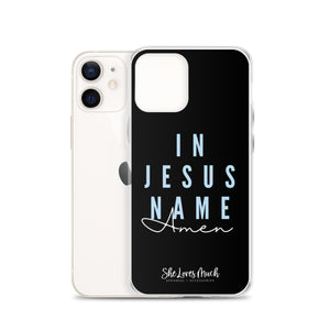 “In Jesus Name” iPhone Cases