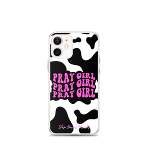 “Pray Girl” Cow Print iPhone Cases