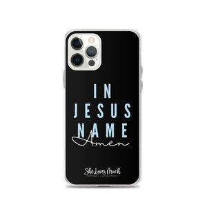 “In Jesus Name” iPhone Cases