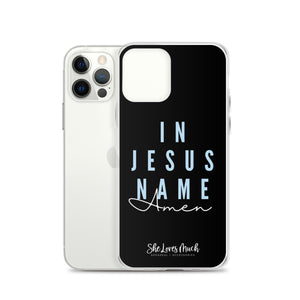 “In Jesus Name” iPhone Cases