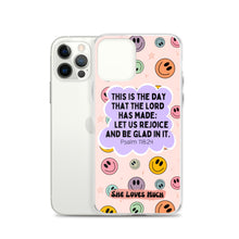 Load image into Gallery viewer, “Rejoice N’ Be Glad” iPhone case