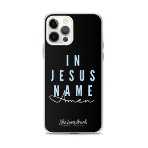 “In Jesus Name” iPhone Cases