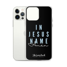 Load image into Gallery viewer, “In Jesus Name” iPhone Cases