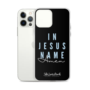 “In Jesus Name” iPhone Cases