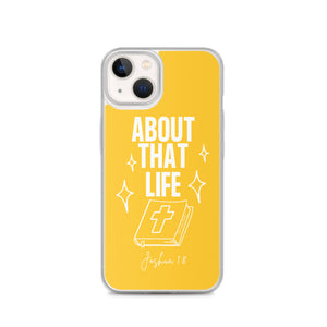 "About That Life" iPhone Case