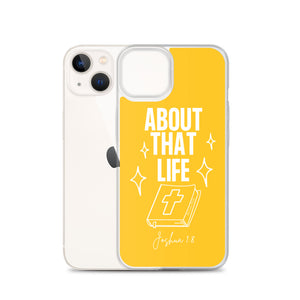 "About That Life" iPhone Case