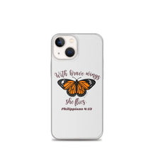 Load image into Gallery viewer, “Brave Wings Philippians 4:13” iPhone Case