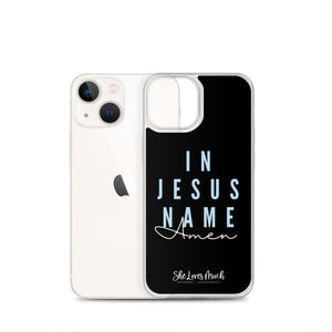 “In Jesus Name” iPhone Cases