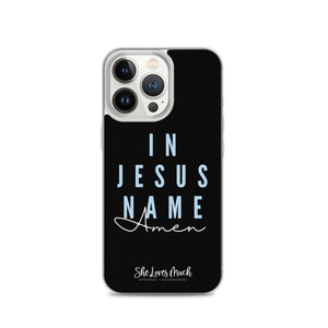 “In Jesus Name” iPhone Cases