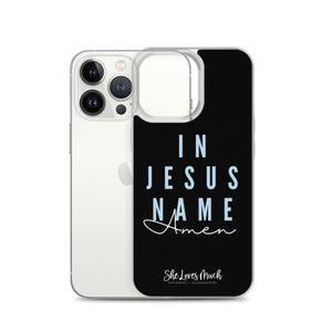 “In Jesus Name” iPhone Cases