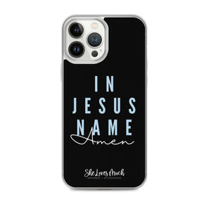 “In Jesus Name” iPhone Cases