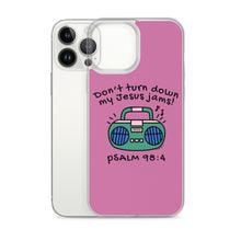 Load image into Gallery viewer, &quot;Don&#39;t Turn Down My Jesus Jams&quot; iPhone Cases