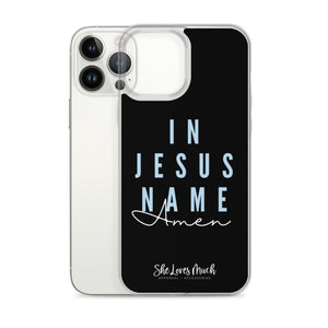 “In Jesus Name” iPhone Cases