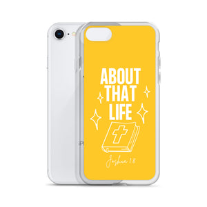 "About That Life" iPhone Case