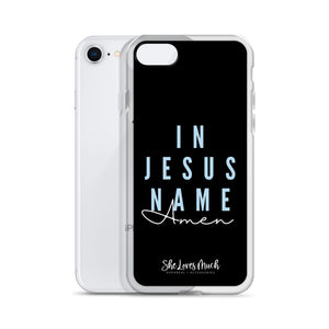 “In Jesus Name” iPhone Cases