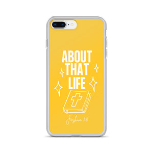 "About That Life" iPhone Case