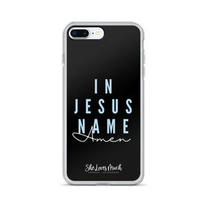 “In Jesus Name” iPhone Cases