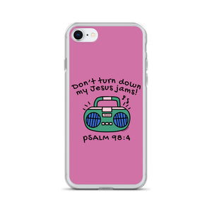 "Don't Turn Down My Jesus Jams" iPhone Cases