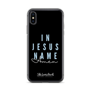 “In Jesus Name” iPhone Cases