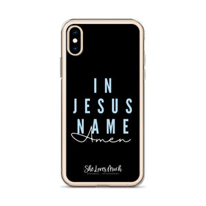 “In Jesus Name” iPhone Cases