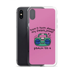 "Don't Turn Down My Jesus Jams" iPhone Cases