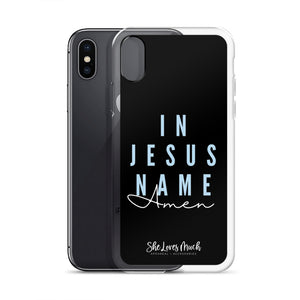 “In Jesus Name” iPhone Cases