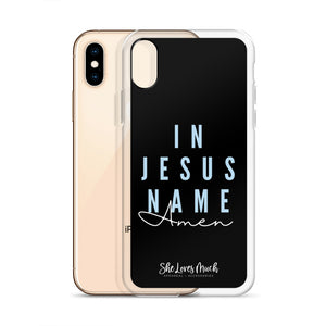 “In Jesus Name” iPhone Cases