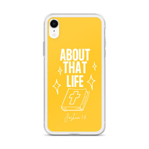 "About That Life" iPhone Case