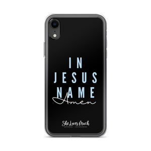 “In Jesus Name” iPhone Cases