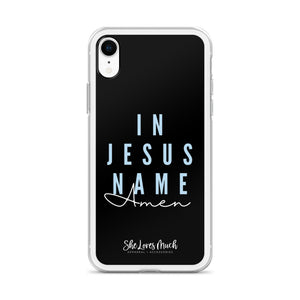 “In Jesus Name” iPhone Cases