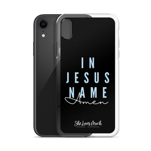 “In Jesus Name” iPhone Cases