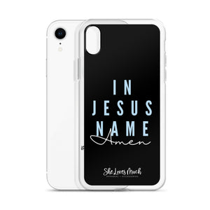 “In Jesus Name” iPhone Cases