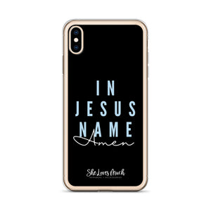 “In Jesus Name” iPhone Cases