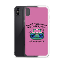 Load image into Gallery viewer, &quot;Don&#39;t Turn Down My Jesus Jams&quot; iPhone Cases