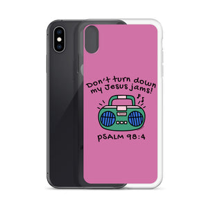 "Don't Turn Down My Jesus Jams" iPhone Cases