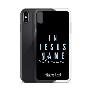 “In Jesus Name” iPhone Cases